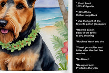 Load image into Gallery viewer, Welsh Terrier Luau Kitchen Towel