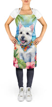 Load image into Gallery viewer, Westie Luau Apron – Artist-Designed Kitchen, BBQ &amp; Craft Apron