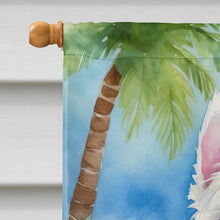 Load image into Gallery viewer, Westie Luau House Flag