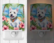 Load image into Gallery viewer, Westie Luau Ceramic Night Light