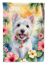 Load image into Gallery viewer, Westie Luau House Flag