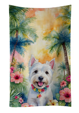 Load image into Gallery viewer, Westie Luau Kitchen Towel