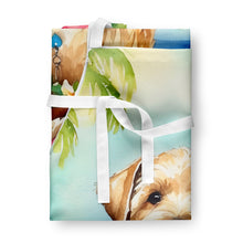 Load image into Gallery viewer, Wheaten Terrier Luau Apron – Artist-Designed Kitchen, BBQ &amp; Craft Apron