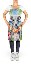 Load image into Gallery viewer, Whippet Luau Apron – Artist-Designed Kitchen, BBQ &amp; Craft Apron