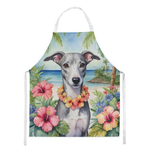 Load image into Gallery viewer, Whippet Luau Apron – Artist-Designed Kitchen, BBQ &amp; Craft Apron