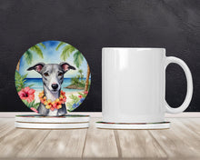 Load image into Gallery viewer, Whippet Luau Large Sandstone Coasters Pack of 4