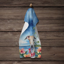 Load image into Gallery viewer, Whippet Luau Kitchen Towel