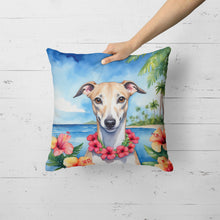Load image into Gallery viewer, Whippet Luau Throw Pillow