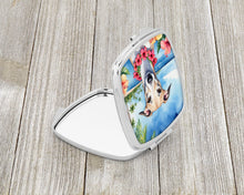 Load image into Gallery viewer, Whippet Luau Compact Mirror – Stylish Purse Mirror with Artistic Covers