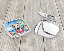 Load image into Gallery viewer, Whippet Luau Compact Mirror – Stylish Purse Mirror with Artistic Covers