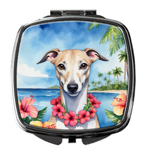 Load image into Gallery viewer, Whippet Luau Compact Mirror – Stylish Purse Mirror with Artistic Covers