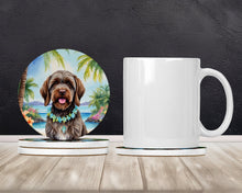 Load image into Gallery viewer, Wirehaired Pointing Griffon Luau Large Sandstone Coasters Pack of 4
