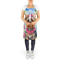 Load image into Gallery viewer, Yorkshire Terrier Luau Apron – Artist-Designed Kitchen, BBQ &amp; Craft Apron