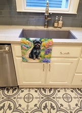 Load image into Gallery viewer, Affenpinscher Spring Garden Kitchen Towel