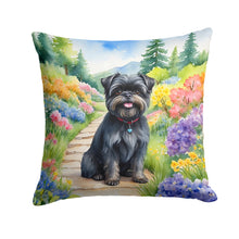 Load image into Gallery viewer, Affenpinscher Spring Garden Throw Pillow