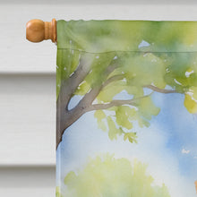 Load image into Gallery viewer, Airedale Terrier Spring Path  House Flag