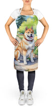 Load image into Gallery viewer, Akita Spring Garden Apron – Artist-Designed Kitchen, BBQ &amp; Craft Apron