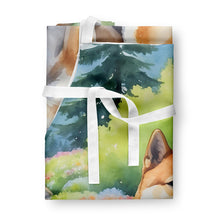 Load image into Gallery viewer, Akita Spring Garden Apron – Artist-Designed Kitchen, BBQ &amp; Craft Apron
