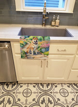 Load image into Gallery viewer, Akita Spring Garden Kitchen Towel