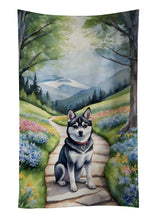 Load image into Gallery viewer, Alaskan Klee Kai Spring Garden Kitchen Towel