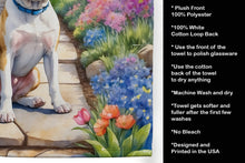 Load image into Gallery viewer, American Bulldog Spring Garden Kitchen Towel