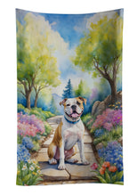 Load image into Gallery viewer, American Bulldog Spring Garden Kitchen Towel