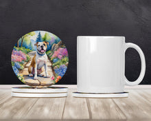 Load image into Gallery viewer, American Bulldog Spring Garden Large Sandstone Coasters Pack of 4