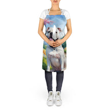 Load image into Gallery viewer, American Bulldog Spring Garden Apron – Artist-Designed Kitchen, BBQ &amp; Craft Apron