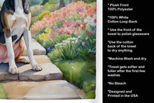 Load image into Gallery viewer, American English Coonhound Spring Garden Kitchen Towel