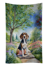 Load image into Gallery viewer, American English Coonhound Spring Garden Kitchen Towel