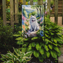 Load image into Gallery viewer, American Eskimo Spring Path Garden Flag  – Dog-Themed Floral Outdoor Decor
