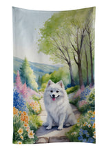 Load image into Gallery viewer, American Eskimo Spring Garden Kitchen Towel