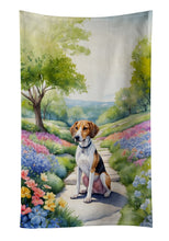 Load image into Gallery viewer, American Foxhound Spring Garden Kitchen Towel