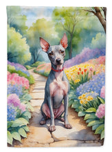 Load image into Gallery viewer, American Hairless Terrier Spring Path House Flag