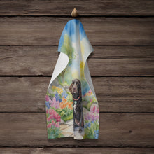 Load image into Gallery viewer, American Water Spaniel Spring Garden Kitchen Towel