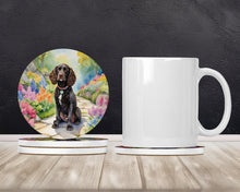 Load image into Gallery viewer, American Water Spaniel Spring Garden Large Sandstone Coasters Pack of 4