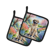 Load image into Gallery viewer, Anatolian Shepherd Spring Garden Pot Holders - Set of 2 Decorative Kitchen Helpers | Made in the USA