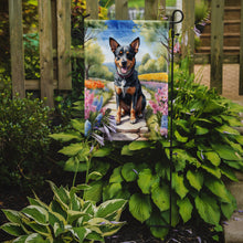Load image into Gallery viewer, Australian Cattle Dog Spring Path Garden Flag  – Dog-Themed Floral Outdoor Decor