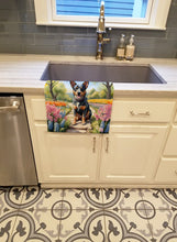 Load image into Gallery viewer, Australian Cattle Dog Spring Garden Kitchen Towel