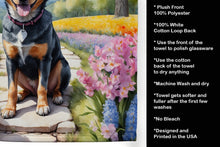 Load image into Gallery viewer, Australian Cattle Dog Spring Garden Kitchen Towel