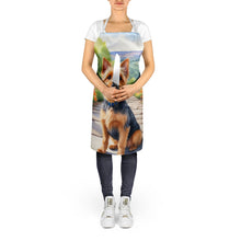 Load image into Gallery viewer, Australian Terrier Spring Garden Apron – Artist-Designed Kitchen, BBQ &amp; Craft Apron