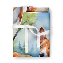 Load image into Gallery viewer, Basenji Spring Garden Apron – Artist-Designed Kitchen, BBQ &amp; Craft Apron