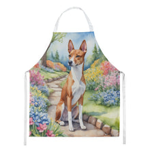 Load image into Gallery viewer, Basenji Spring Garden Apron – Artist-Designed Kitchen, BBQ &amp; Craft Apron
