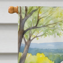 Load image into Gallery viewer, Bedlington Terrier Spring Path House Flag