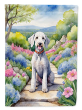 Load image into Gallery viewer, Bedlington Terrier Spring Path House Flag