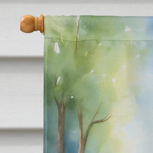 Load image into Gallery viewer, Belgian Malinois Spring Path House Flag