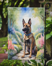 Load image into Gallery viewer, Belgian Malinois Spring Path Garden Flag  – Dog-Themed Floral Outdoor Decor