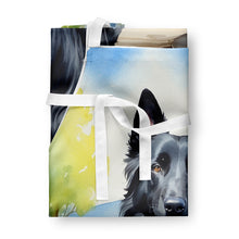 Load image into Gallery viewer, Belgian Sheepdog Spring Path Apron – Artist-Designed Kitchen, BBQ &amp; Craft Apron