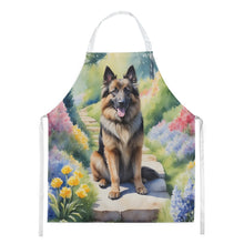 Load image into Gallery viewer, Belgian Tervuren Spring Path Apron – Artist-Designed Kitchen, BBQ &amp; Craft Apron