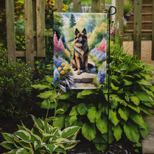 Load image into Gallery viewer, Belgian Tervuren Spring Path Garden Flag  – Dog-Themed Floral Outdoor Decor
